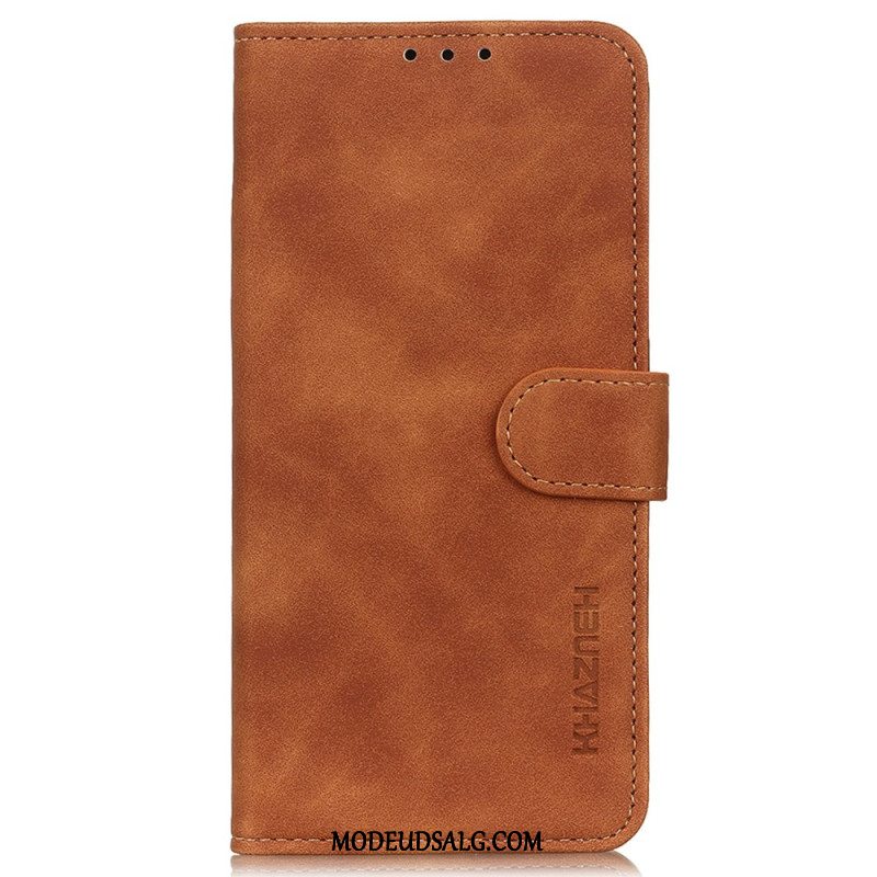 Læder Cover Xiaomi Redmi Note 13 Pro 5g Telefon Etui Retro Kunstlæder Khazneh