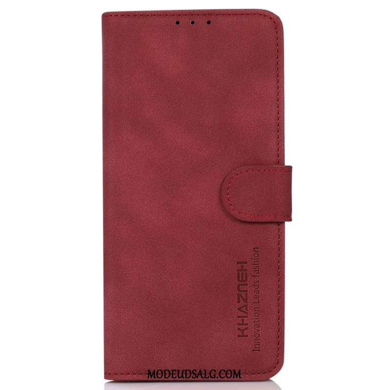 Læder Cover Xiaomi Redmi Note 13 Pro Plus 5g Khazneh Ruskindseffekt