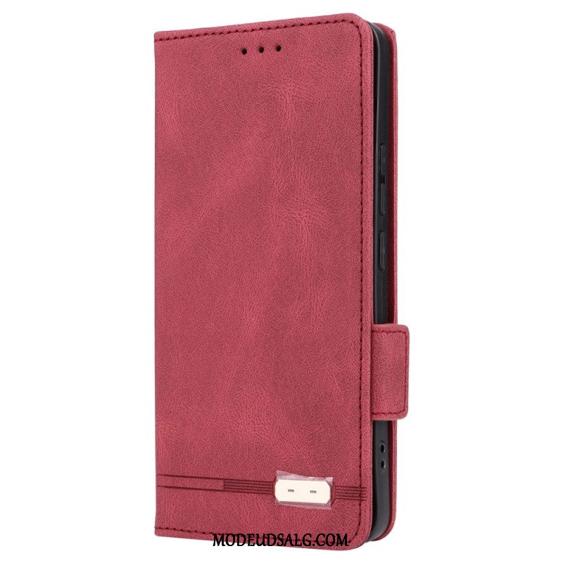 Læder Cover Xiaomi Redmi Note 13 Pro Plus 5g Retro Style