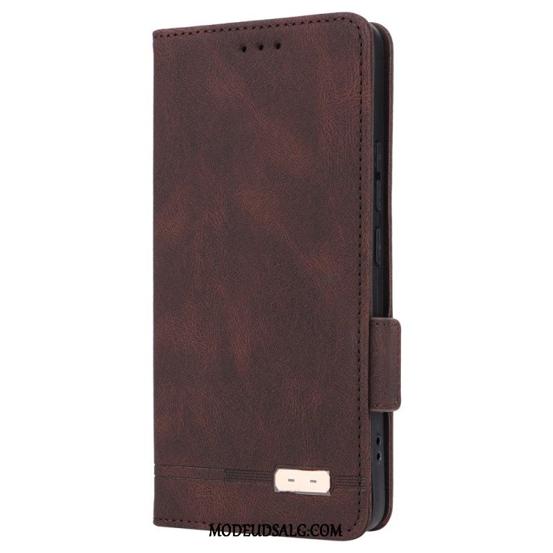 Læder Cover Xiaomi Redmi Note 13 Pro Plus 5g Retro Style