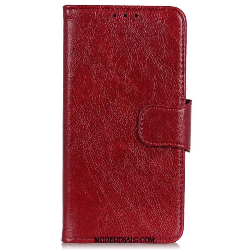 Læder Cover Xiaomi Redmi Note 13 Pro Plus 5g Telefon Etui Split Nappa Læder