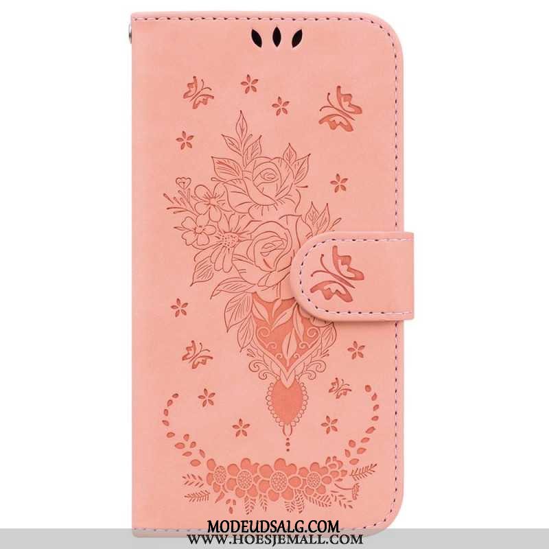 Læder Cover iPhone 16 Pro Max Telefon Etui Floralie