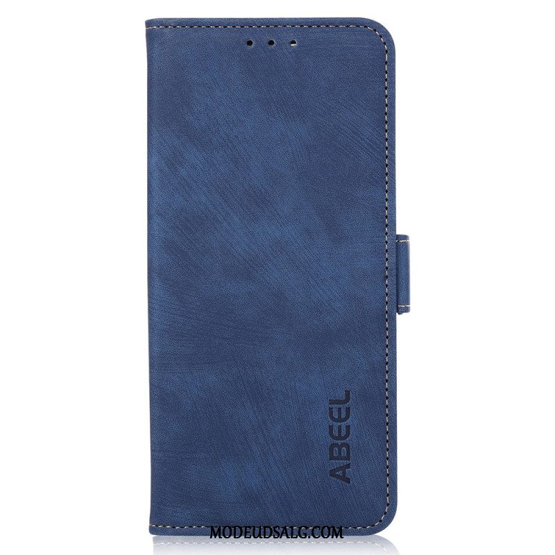 Læder Cover iPhone 16 Pro Telefon Etui Retro Abeel