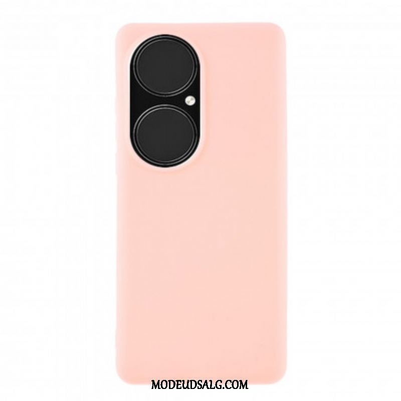 Mobilcover Huawei P50 Pro Mat Stiv Silikone