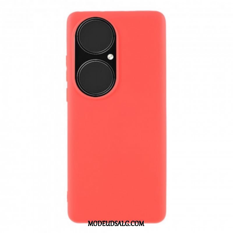 Mobilcover Huawei P50 Pro Mat Stiv Silikone