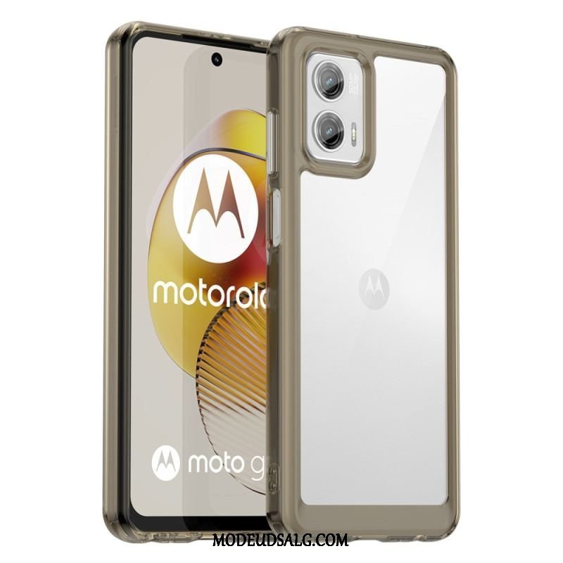 Mobilcover Moto G73 5G Gennemsigtig Hybrid