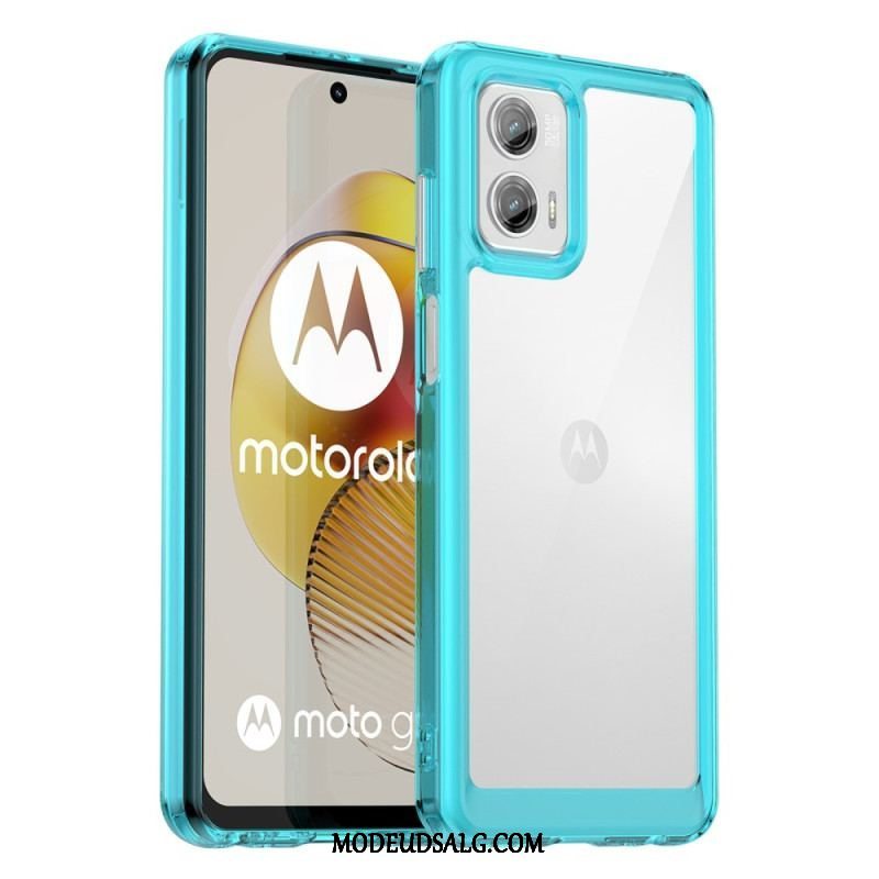 Mobilcover Moto G73 5G Gennemsigtig Hybrid