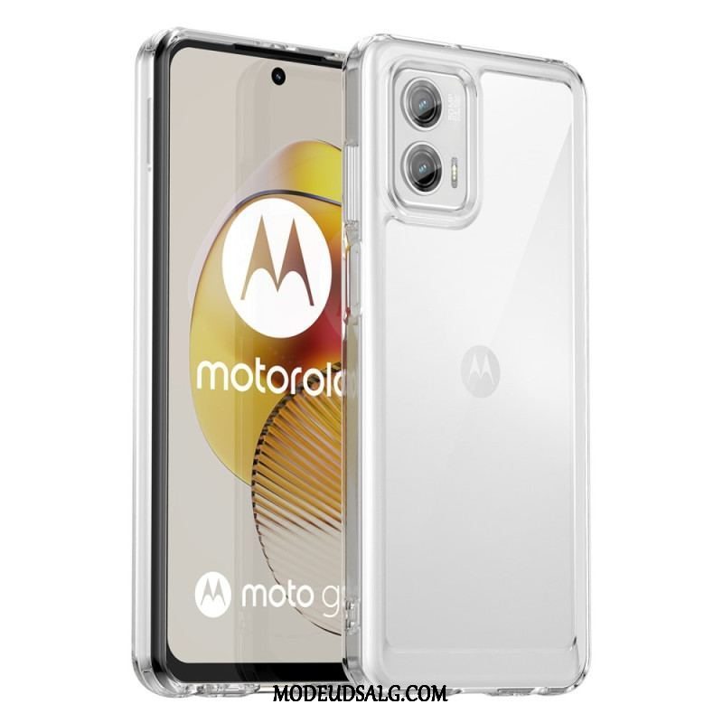 Mobilcover Moto G73 5G Gennemsigtig Hybrid