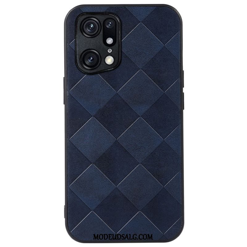 Mobilcover Oppo Find X5 Pro Vævet Tekstur