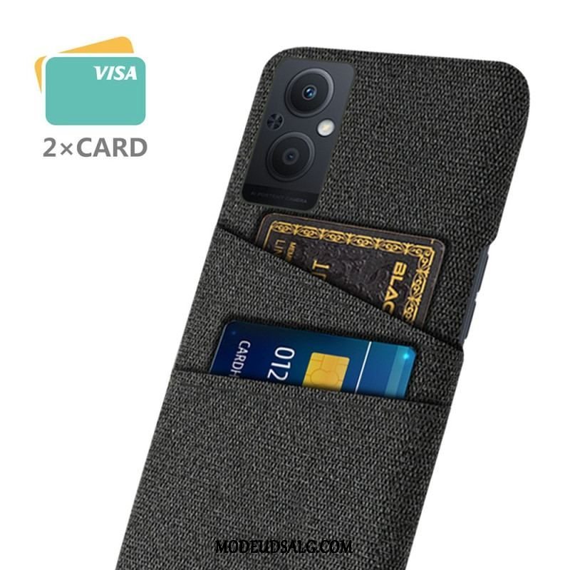 Mobilcover Oppo Reno 8 Lite Kortholder Klud