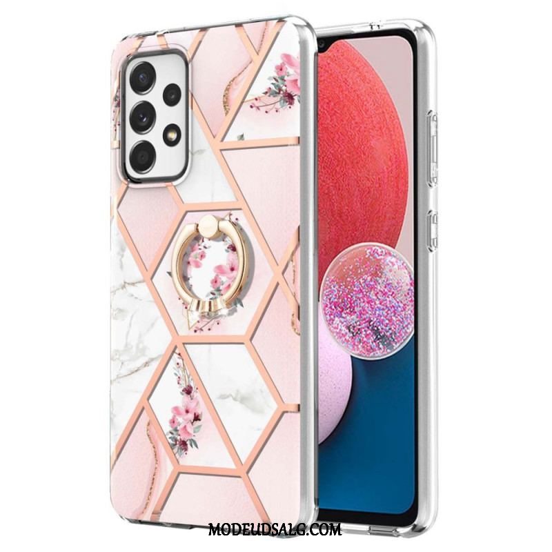 Mobilcover Samsung Galaxy A13 Ring-bracket Blomster