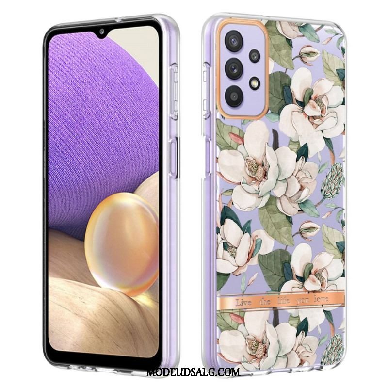 Mobilcover Samsung Galaxy A13 Sømløs Blomster