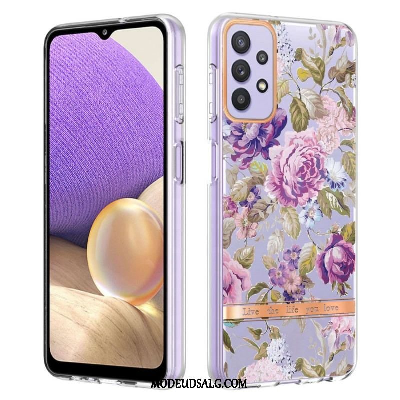 Mobilcover Samsung Galaxy A13 Sømløs Blomster