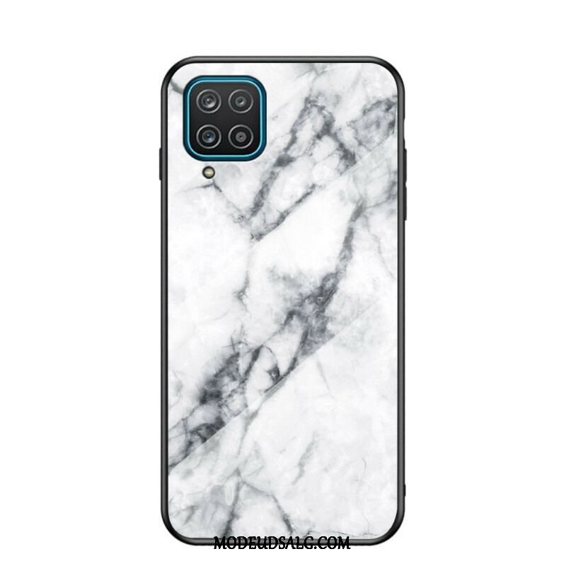 Mobilcover Samsung Galaxy M12 / A12 Premium Farve Hærdet Glas