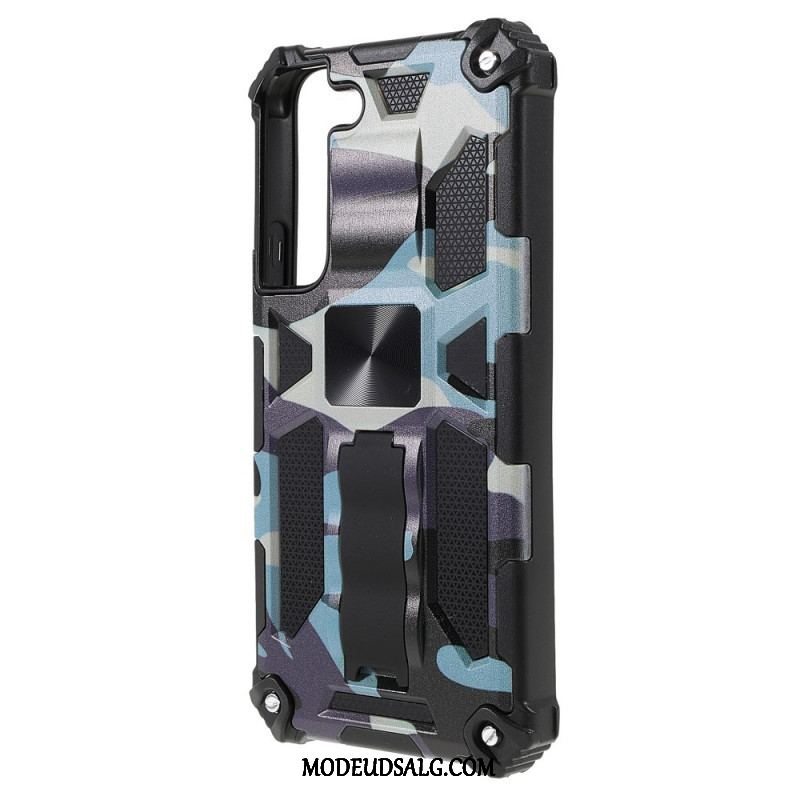 Mobilcover Samsung Galaxy S22 5G Camouflage Aftagelig Støtte