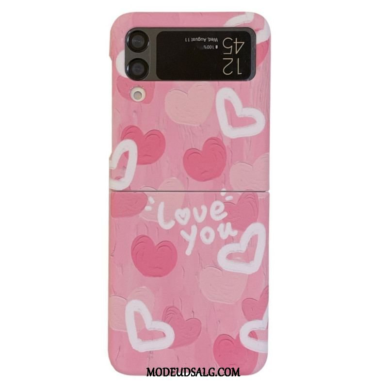 Mobilcover Samsung Galaxy Z Flip 4 Flip Cover Elsker Blomster