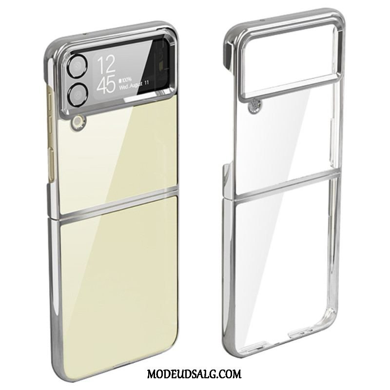 Mobilcover Samsung Galaxy Z Flip 4 Flip Cover Metal Stil Kanter