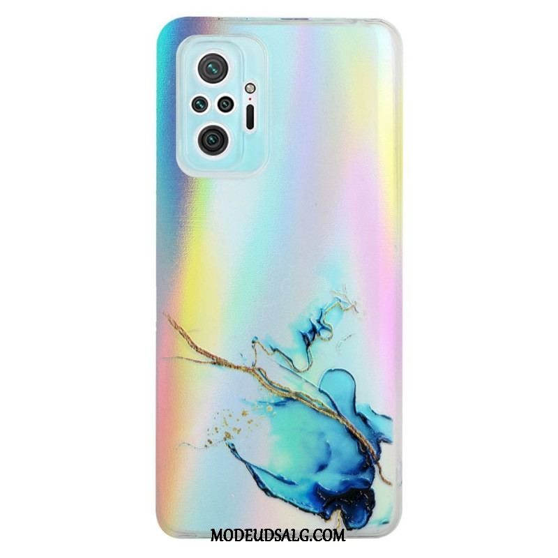 Mobilcover Xiaomi Redmi Note 10 Pro Laser Effekt Marmor