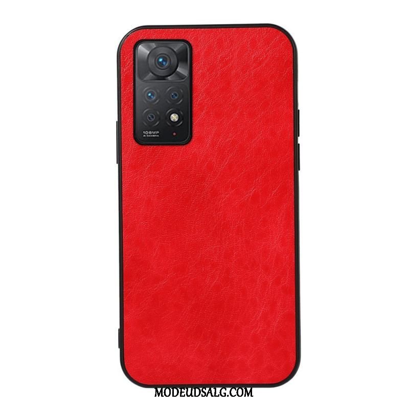 Mobilcover Xiaomi Redmi Note 11 Pro / 11 Pro 5G Tekstureret Kunstlæder