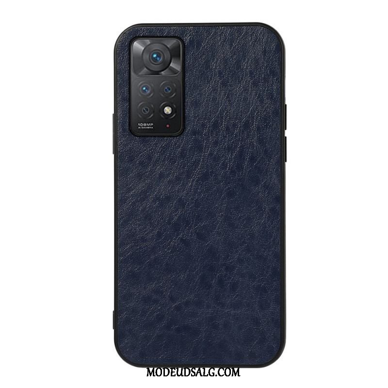 Mobilcover Xiaomi Redmi Note 11 Pro / 11 Pro 5G Tekstureret Kunstlæder