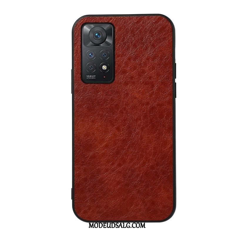 Mobilcover Xiaomi Redmi Note 11 Pro / 11 Pro 5G Tekstureret Kunstlæder