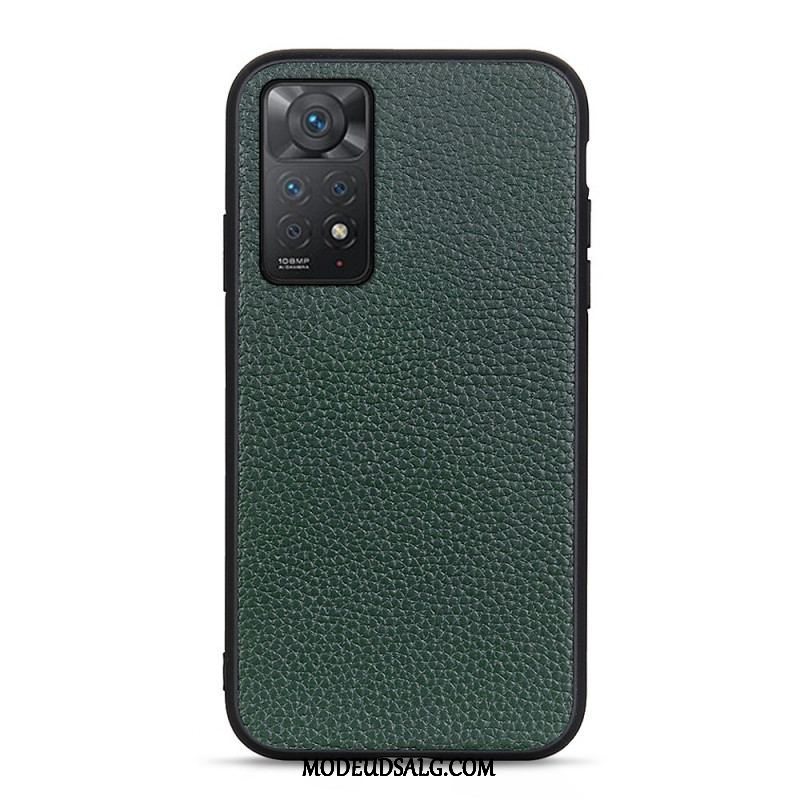 Mobilcover Xiaomi Redmi Note 11 Pro / 11 Pro 5G Ægte Litchi Læder