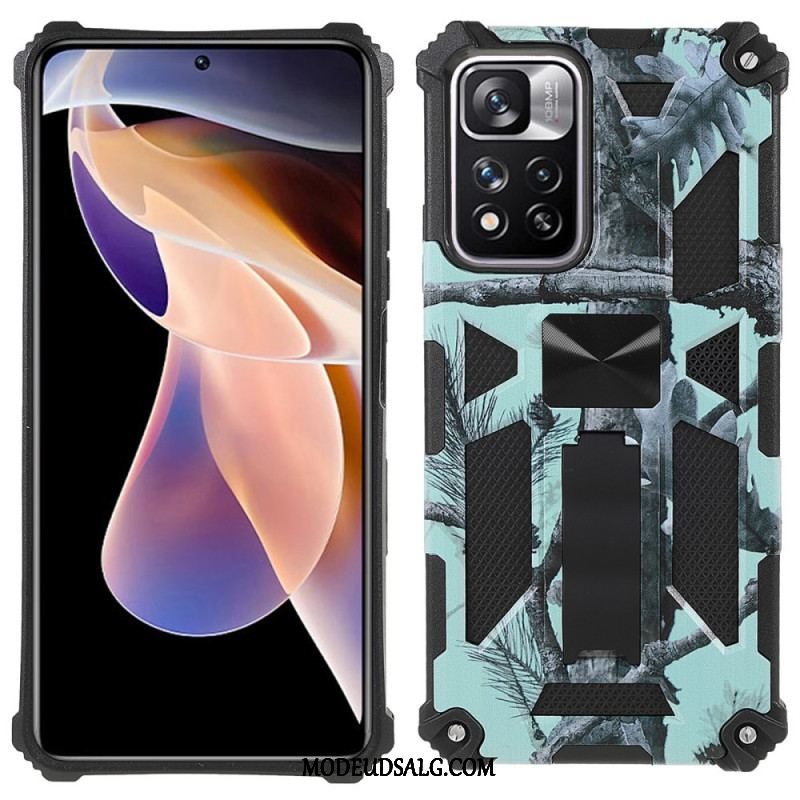 Mobilcover Xiaomi Redmi Note 11 Pro Plus 5G Camouflage Aftagelig Støtte