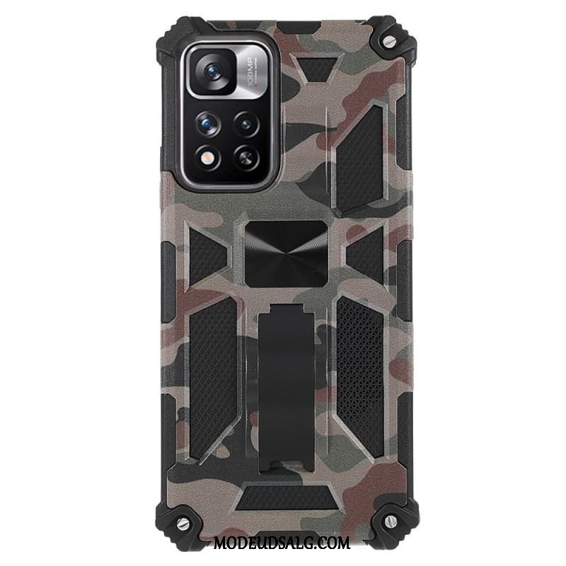 Mobilcover Xiaomi Redmi Note 11 Pro Plus 5G Camouflage Aftagelig Støtte