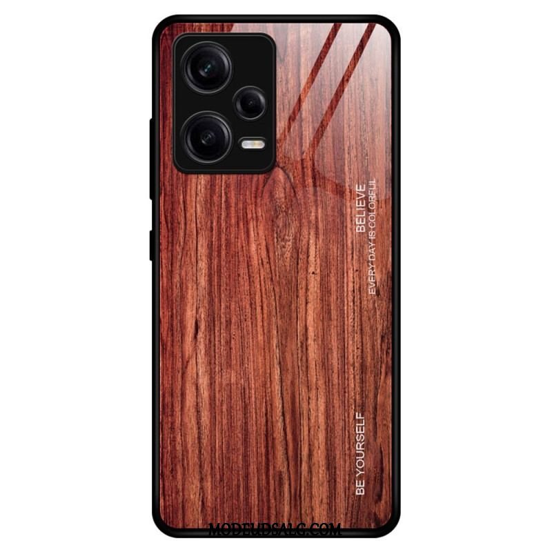 Mobilcover Xiaomi Redmi Note 12 Pro Trædesign Hærdet Glas