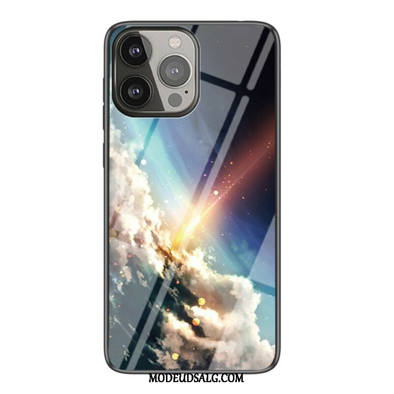 Mobilcover iPhone 13 Pro Stjernehimmel Hærdet Glas