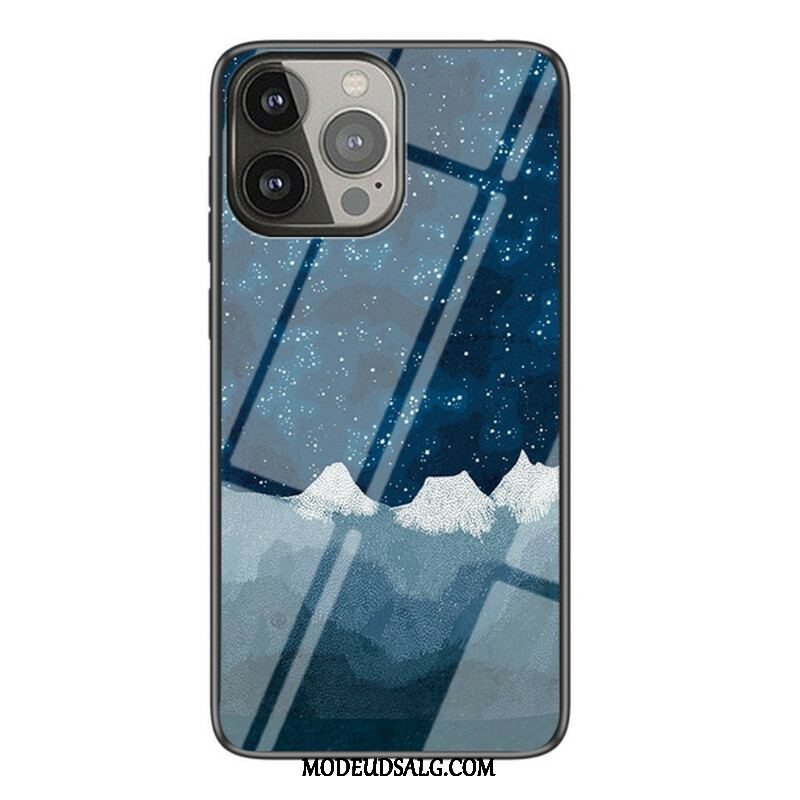 Mobilcover iPhone 13 Pro Stjernehimmel Hærdet Glas