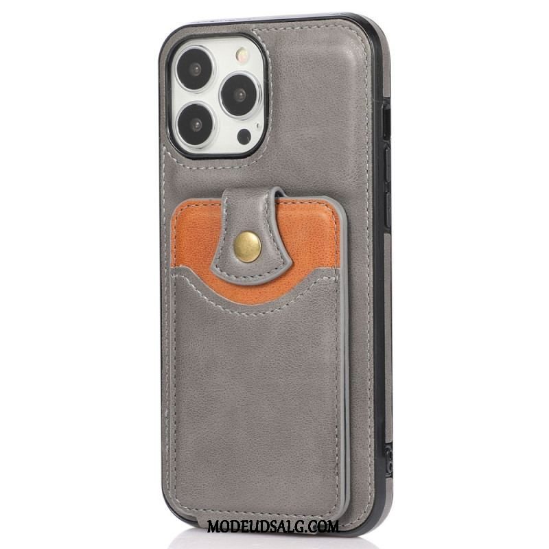 Mobilcover iPhone 14 Pro Flip Cover Sammenfoldelig Kortholder