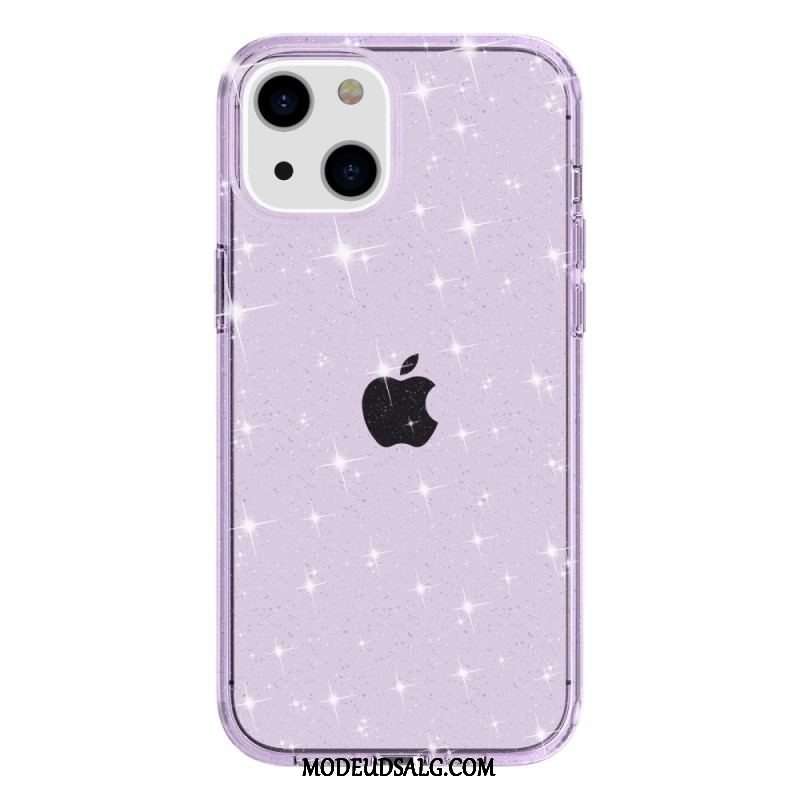 Mobilcover iPhone 15 Plus Gennemsigtig Glitter