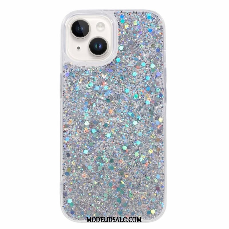 Mobilcover iPhone 15 Plus Glitter