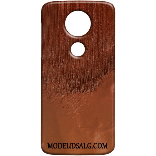 Moto E5 Etui Af Personlighed Metal Nubuck Mønster Cover