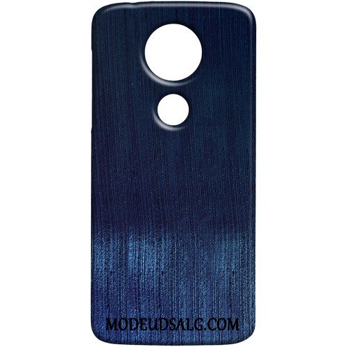 Moto E5 Etui Af Personlighed Metal Nubuck Mønster Cover