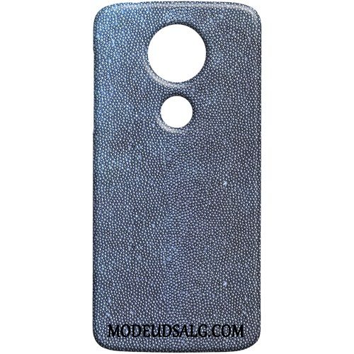 Moto E5 Etui Af Personlighed Metal Nubuck Mønster Cover