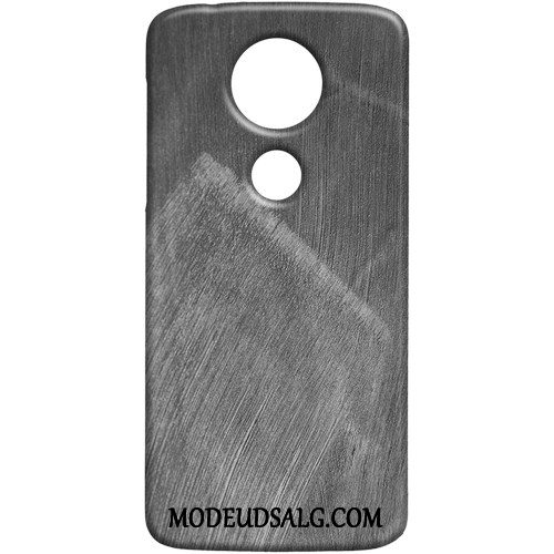 Moto E5 Etui Af Personlighed Metal Nubuck Mønster Cover