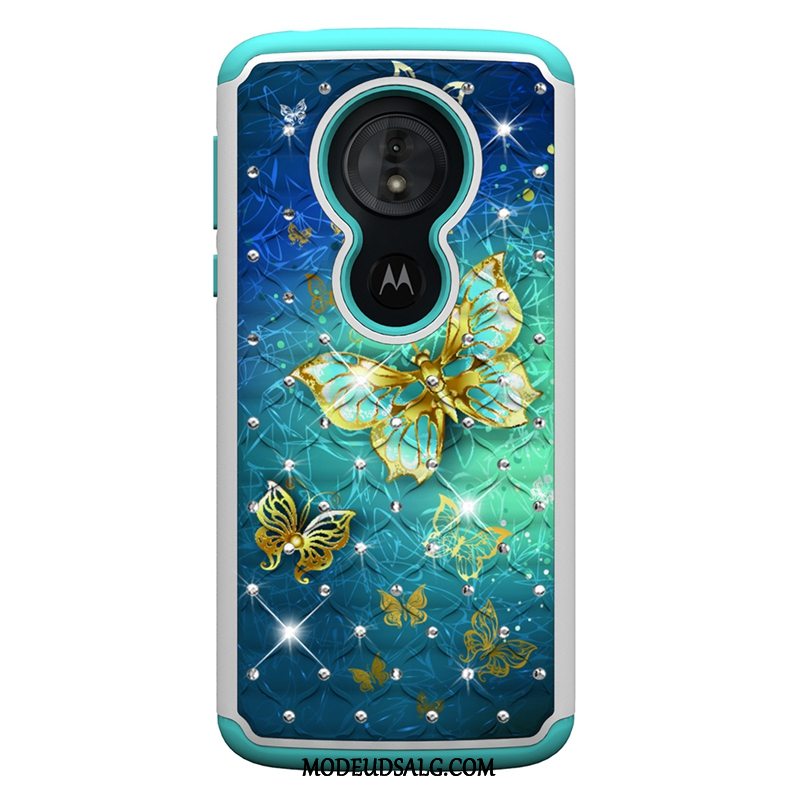 Moto E5 Etui Blomster Anti-fald Cartoon Ny Trend