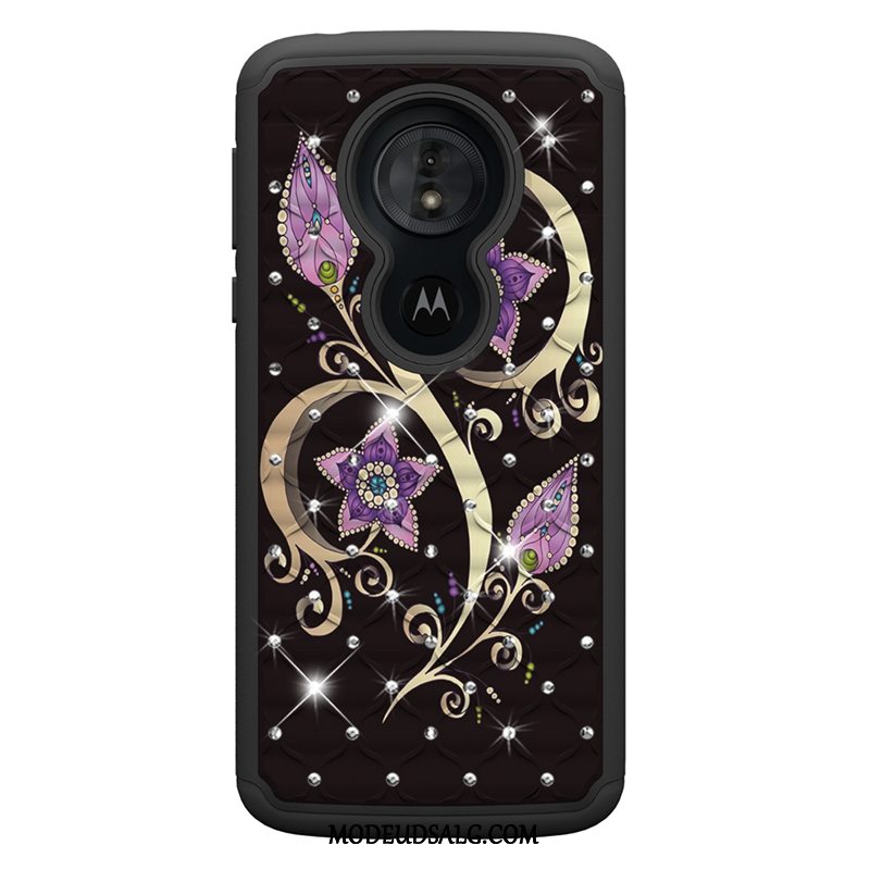 Moto E5 Etui Blomster Anti-fald Cartoon Ny Trend