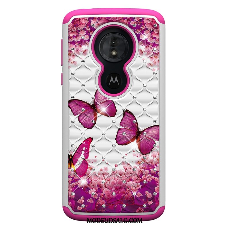 Moto E5 Etui Blomster Anti-fald Cartoon Ny Trend