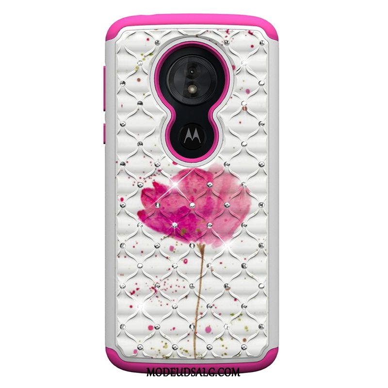 Moto E5 Etui Blomster Anti-fald Cartoon Ny Trend