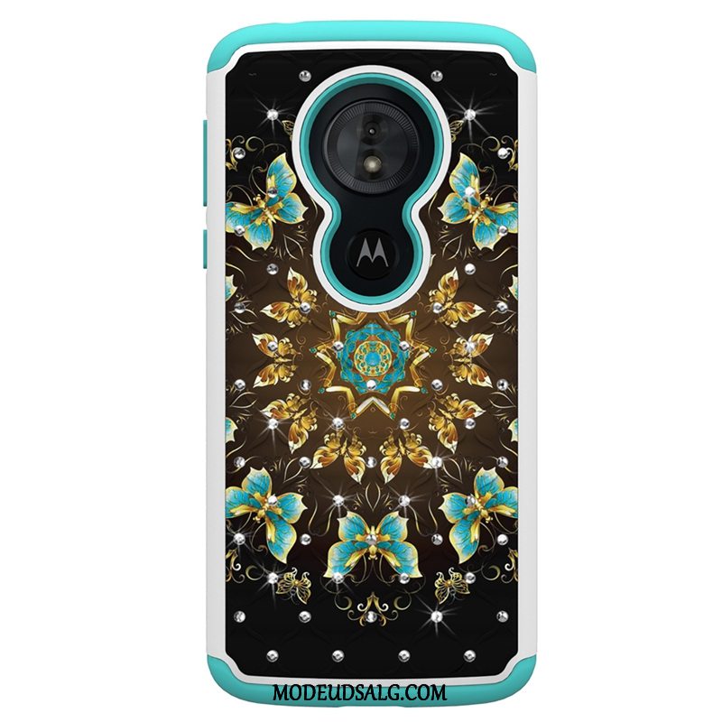 Moto E5 Etui Blomster Anti-fald Cartoon Ny Trend