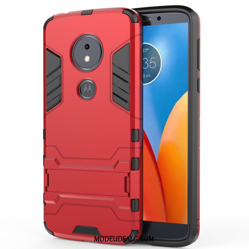 Moto E5 Etui Rød Alt Inklusive Cover Support Hård