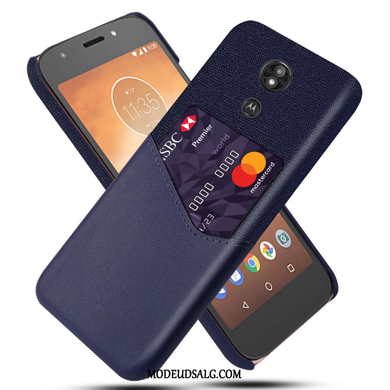 Moto E5 Play Etui Anti-fald Beskyttelse Cover Kvalitet Læder