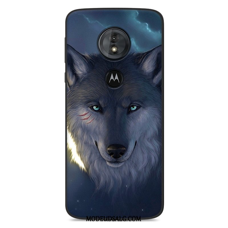 Moto E5 Play Etui / Cover Rød Silikone Alt Inklusive Blød