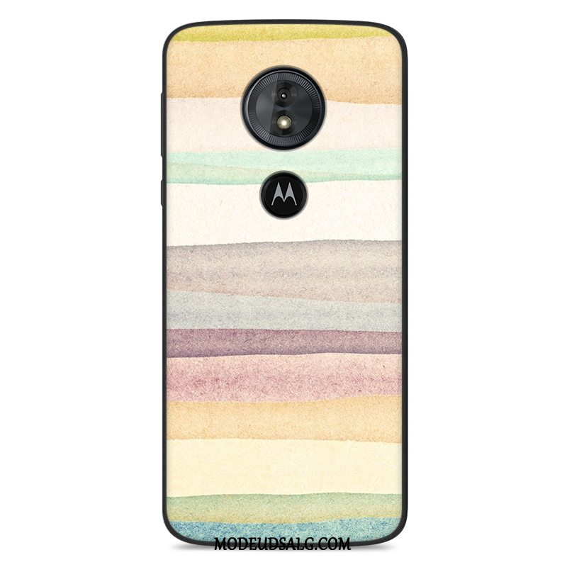 Moto E5 Play Etui / Cover Rød Silikone Alt Inklusive Blød