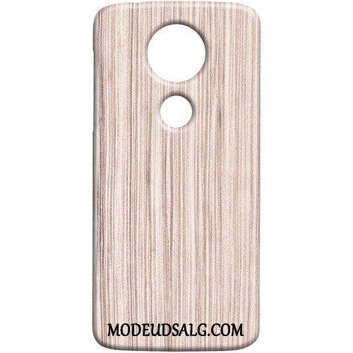 Moto E5 Play Etui Kreativ Stor Mønster Cover Lyserød