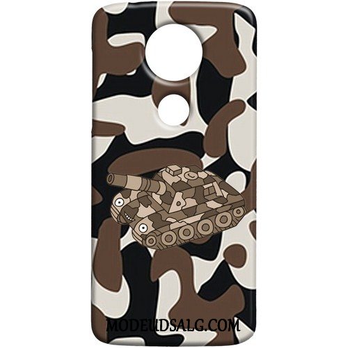 Moto E5 Play Etui Trend Grøn Beskyttelse Cover Camouflage