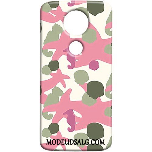 Moto E5 Play Etui Trend Grøn Beskyttelse Cover Camouflage